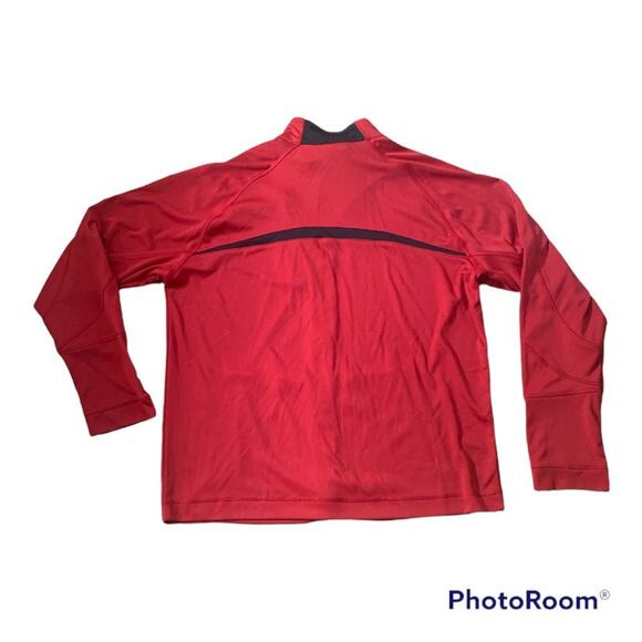 Reebok zip up jacket mens size large red black - Picture 2 of 4